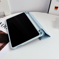 Étui de protection pour Samsung Galaxy Tab avec support pour stylet pour Tab A11/A9+ 11 pouces et 8,7 pouces, étui transparent magnétique
