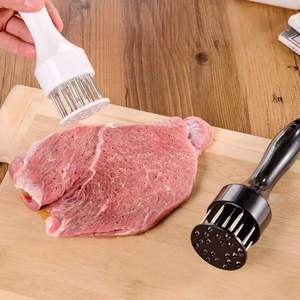 Outil à attendrir la viande, 21 lames, acier inoxydable, antiadhésif, compatible congélateur, lave-vaisselle, écologique, rend les steaks les plus durs tendres - Product Image 3
