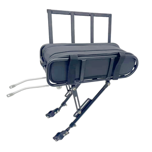 Nouvelle arrivée : <span class=keywords><strong>porte</strong></span>-bagages de <span class=keywords><strong>vélo</strong></span> en alliage d'aluminium avec sac étanche, support de bagages arrière <span class=keywords><strong>pour</strong></span> vélos - Product Image 6