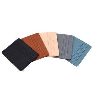 X418 Hot Sale Creative Transparent Window <b>Card</b> Holder Id Holder Large Capacity Pu Leather <b>Card</b> Holder With Custom Logo - Product Image 4