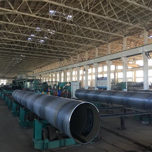 Tuyau de structure en acier au carbone à paroi épaisse soudé en spirale SSAW, norme ASTM A252, avec service de découpe pour pieux - Product Image 3