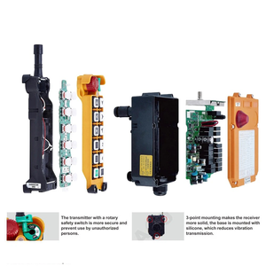Chất lượng cao <span class=keywords><strong>RF</strong></span> công nghiệp di động không dây Cần Cẩu Điều khiển từ xa thiết bị chuyển mạch F24-112D để bán - Product Image 6