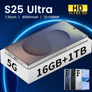 Teléfono Inteligente S25ultra 5G en Oferta, Doble SIM, Desbloqueado, Cámara Trasera de Alta Definición, Batería de Gran Capacidad de 8000 mAh, Larga Duración - Product Image 4