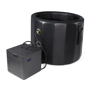 Bañera de Hielo Portátil Redonda de 60 Galones de PVC para 1 Persona, Máquina de Terapia de Frío para Recuperación Deportiva - Product Image 4