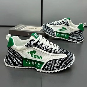 Chaussures à talons hauts très vendues, chaussures pour hommes à semelle en cuir, chaussures de sport respirantes et décontractées à plateforme, chaussures à semelle épaisse pour papa, chaussures pour hommes - Product Image 2