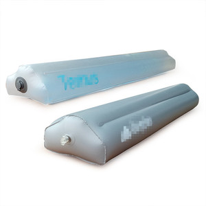 PVC Inflatable U-Shaped Float Tubes White Semi-Circular Design For Water Play <b>Towables</b> - Product Image 4