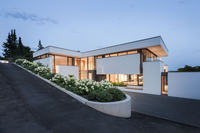 Maison préfabriquée 3 chambres à coucher, villa de luxe, structure à ossature en acier, kits de maison prêts à assembler pour les acheteurs mondiaux