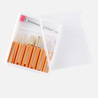 Ensemble de 7 embouts de meulage professionnels en boîte, embouts de perceuse à ongles en acier au tungstène, outils de polissage pour l'art des ongles NAD010
