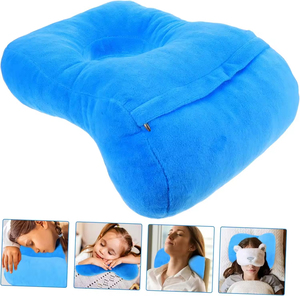 Almohada de Espuma Viscoelástica Suave para Dormir Boca Abajo, Cojín Transpirable para Siesta en el Escritorio, Soporte Versátil para Dormir en la Oficina y de Viaje - Product Image 3