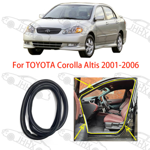 แถบยางขอบประตูรถสำหรับรถยนต์ Toyota Corolla <span class=keywords><strong>altis</strong></span> 2001 <span class=keywords><strong>2002</strong></span> 2003 2004 2005 2006ยางติดประตูรถ - Product Image 1