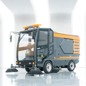 Chancee U220C Large Industrial Automatic Floor Sweepers Ride On Street Sweeper Car