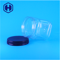 Bocaux de conservation alimentaire carrés en plastique transparent sans air, sans BPA, avec couvercle à vis pour aliments pour bébés, biscuits, noix