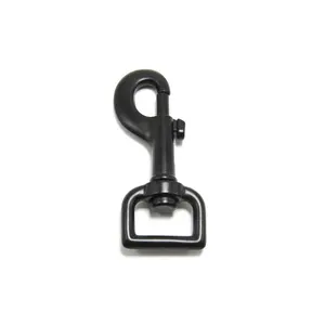 20mm Matt Black Dog Leash Trigger Snap Hook Wholesale