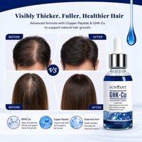 Serum Rambut & Kulit Kepala Private Label Perawatan Kulit Kepala, Menutrisi, Memperkuat Akar Rambut GHK-Cu Copper Peptide 2400mg, 4% Peptida Tembaga