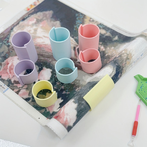 Diamantmalerei-Leinwandrollenhalter Anti-Roll-Leinwandring-Organizer für Diamantsets Diamantmalerei-Kunstzubehör - Product Image 2