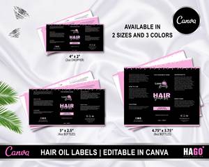 Concurrerende prijs essentiële oliefles luxe haar groeiolie flesjes sticker label haar olieflesjes met aangepast label - Product Image 6
