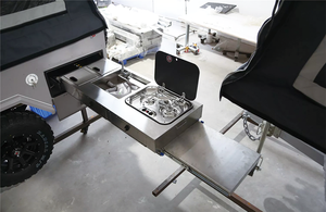 Remolque de Lujo para Campamento Todoterreno con Tienda de Campaña en el Techo, Pequeña <span class=keywords><strong>Caravana</strong></span> de Viaje <span class=keywords><strong>Plegable</strong></span>, Remolque de Campamento en Venta - Product Image 3