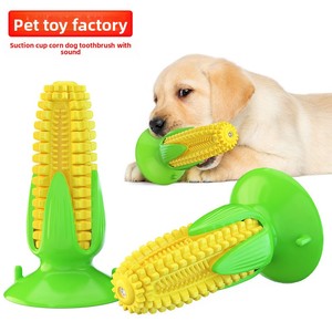 トウモロコシ型の音が鳴る犬用噛むおもちゃ 1箱100個入り - Product Image 2