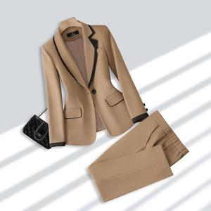 Conjunto de Traje de Negocios de 2 Piezas en Oferta, Ropa de Trabajo <span class=keywords><strong>para</strong></span> Mujer, Trajes Formales <span class=keywords><strong>para</strong></span> Oficina, Conjunto de <span class=keywords><strong>Pantalones</strong></span> - Product Image 3