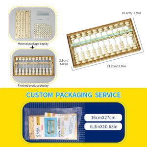 لعبة خشبية يدوية لعبة مونتيسوري مستوحاة من العداد الجذعية ألعاب تعليمية خشبية - Product Image 2
