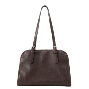 Nouveau sac à main pour <span class=keywords><strong>femme</strong></span> en cuir véritable, première couche de cuir de vache, grande capacité, vintage, rétro, bowling, sac à main à bandoulière unique - Product Image 1