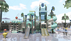 <span class=keywords><strong>2025</strong></span> sáng tạo công viên nước công nghệ PE sợi thủy tinh Nước Slide tương tác chơi Tính năng lười biếng sông sóng thiết bị hồ bơi - Product Image 2