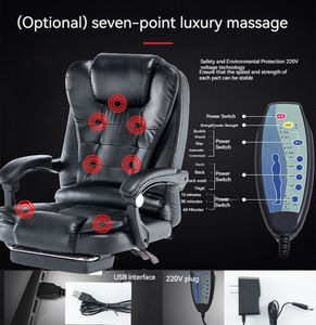 เก้าอี้สำนักงานสำหรับผู้บริหารแบบหมุนได้เก้าอี้สำนักงานแบบร่วมสมัยโครงเหล็ก + อลูมิเนียม - Product Image 3