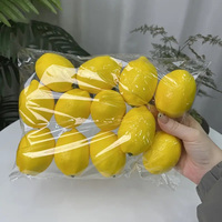 Lemon Buatan Buah Buatan Lemon Simulasi Mirip Asli Lemon Dekorasi Meja Dapur Pesta Musim Panas