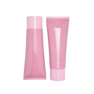 Eco-Friendly 100ML Cosmetic Tubes Sunscreen Cleanser Aluminum Soft Plastic Body Lotion Tubes Skin Care Washing Face Packaging