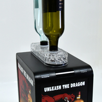 Mini-refroidisseur automatique de vin pour 4 bouteilles, en acier inoxydable, pour hôtel, distributeur mobile multi-double de boissons avec robinet