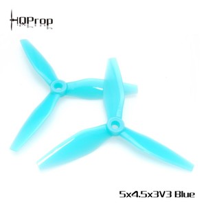 HQ 5X4.5X3V3 -Poly Carbonate (2CW + 2CCW) Hélice de tres palas Accesorios de 5 pulgadas para Rc Fpv <span class=keywords><strong>Drone</strong></span> <span class=keywords><strong>Quadcopter</strong></span> - Product Image 4