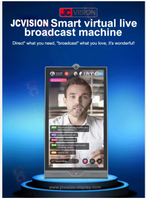 Réseau social Offre Spéciale JCVISION Dispositif vidéo 2K de 15.6 pouces Équipement de diffusion Machine de diffusion en direct tout-en-un