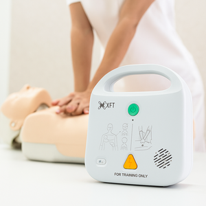 Defibrillatore Professionale per Addestramento AED con Personalizzazione in 2 Lingue, Attrezzatura Portatile per Formazione di Primo Soccorso e RCP, Solo per Addestramento al Defibrillatore - Product Image 1