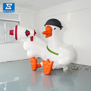Mascotte publicitaire gonflable personnalisée Canard d'<span class=keywords><strong>oie</strong></span> Décoration publicitaire Sculpture <span class=keywords><strong>de</strong></span> mascotte gonflable - Product Image 1