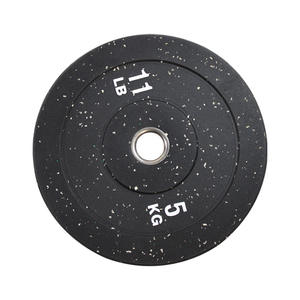 Fábrica Atacado Cross-Border Gym Treinamento Comercial para Tablets Alta Elastic Grande Buraco Barbell Cor Placas De Peso De Borracha - Product Image 3