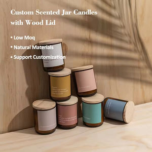 เทียนหอมกลิ่นอโรมาเธอราพี 100% ทำจากขี้ผึ้งถั่วเหลือง พร้อมฝาปิด สั่งทำโลโก้ได้ ขายส่ง - Product Image 5