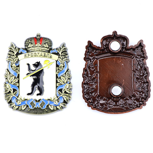 Aimant de réfrigérateur Souvenir de la <span class=keywords><strong>russie</strong></span> Souvenirs de <span class=keywords><strong>tourisme</strong></span> Réfrigérateur magnétique Aimant de réfrigérateur en métal personnalisé 3D - Product Image 4