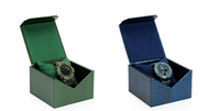 Nouvel emballage de montre haut de gamme, boîtes en cuir crocodile pour le rangement des montres