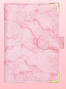 Carnet à feuilles mobiles, planificateur d'enveloppes pour argent liquide, <span class=keywords><strong>A5</strong></span> A6, en cuir PU marbré, classeur budgétaire avec enveloppes pour argent liquide - Product Image 5