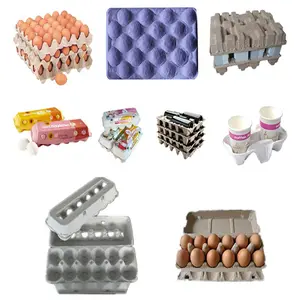 Otomatis Pulp Kertas Telur Line Produksi/Mesin Kecil Membuat Egg Tray