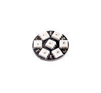 Module 7 Bits RVB LED Anneau WS2812 5050 RGB LED Intégré Couleur Lumière D'entraînement De Cercle Carte de Développement
