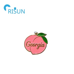 Fabricación Metal esmalte EE. UU. <span class=keywords><strong>Georgia</strong></span> recuerdo bandera estado mapa pines personalizado <span class=keywords><strong>Georgia</strong></span> melocotón estado solapa Pin personalizado <span class=keywords><strong>Georgia</strong></span> Pin - Product Image 6