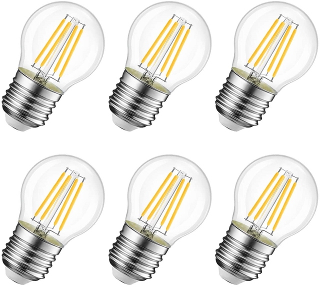 2023 G45 LED Filament Edison Bulb E26 E27 Base 4w 5W 6w Industrial Decorate Bulb Vintage Led Filament Light Bulb