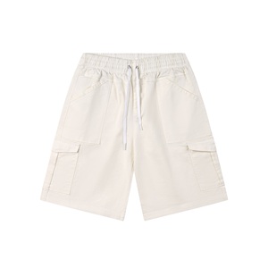 0.3 kg 30X30X2 cm 95% coton 5% Spandex nouvelle toile Vietnam tricoté respirant taille élastique Cargo court vêtements pour hommes courts - Product Image 4