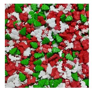 Nouveautés : Perles de Noël comestibles pour la pâtisserie, en forme de cloche, en sucre, pour décorer les gâteaux, les bonbons et les sapins de Noël - Product Image 1