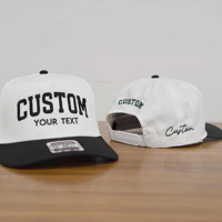 Gorra de béisbol snapback de algodón twill de 5 paneles, beige, caqui y roja, elegante, informal, de dos tonos, para boda, a la moda, para pantalón.