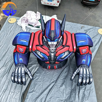 Robot Gonflable Géant Personnalisé Demi-Corps pour Exposition et Décoration de Fête, en Tissu Oxford, avec Souffleur, Durable et Facile à Installer