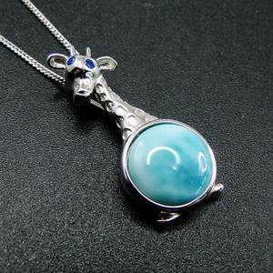 Gioielli in <span class=keywords><strong>Argento</strong></span> 925 con Pietra Larimar Blu Intagliata, Acquista Gioielli in Larimar Direttamente dalla Fabbrica - Product Image 4