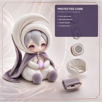 Jouets en peluche IA super doux - Compagnon interactif mode répétition, rembourrage en coton PP polyester, cadeau d'anniversaire