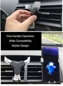 Gravitative High Quality Car Mount Universal Mobile Phone Holder Stand Clip Air Vent Mount Car Holder - Product Image 6